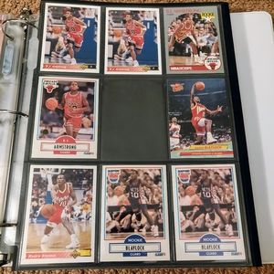 Lot of 8 BJ Armstrong/Mookie Blaylock Cards